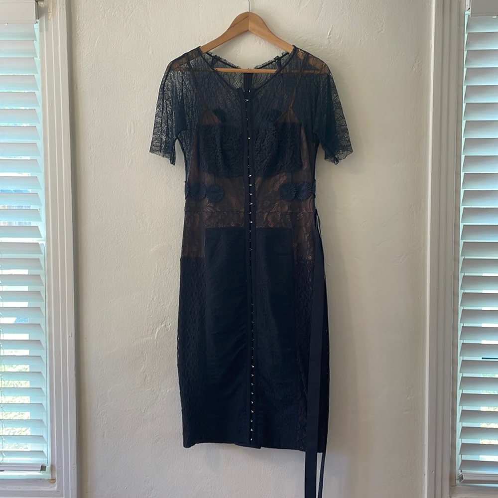 Lace Sheath Dress , Anthropologie